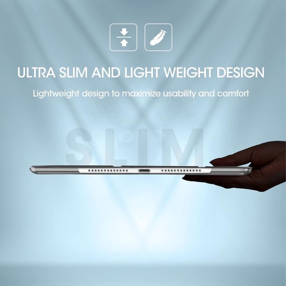 New Black ProCase Protective Foldable Case for iPad 10.2 Inch - Picture 5 of 5